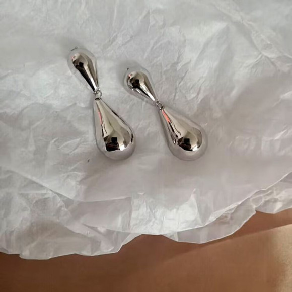 Серьги-гвоздики капли зеркальные J10704CJJ Серьги-гвоздики капли зеркальные J10704CJJ