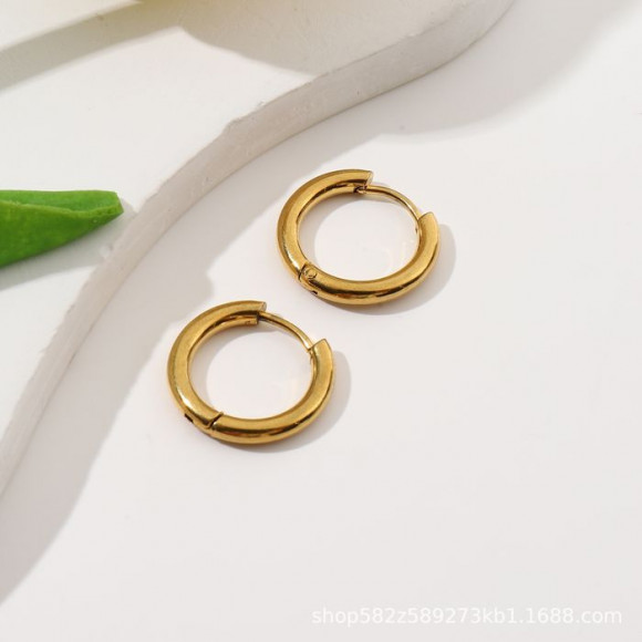 Серьги сталь с напылением золотом GH38428MSK Серьги сталь с напылением золотом GH38428MSK