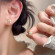Серьги медь с напылением золотом J10483CJJ Серьги медь с напылением золотом J10483CJJ