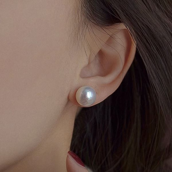 Серьги-гвоздики жемчужные 1J11819CJJ