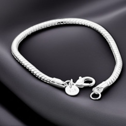 Браслет-змея плотного круглого сечения 1J11896CJJ