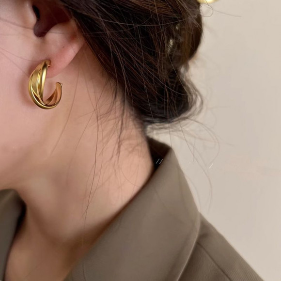 Серьги конго ювелирный сплав 1J11816CJJ