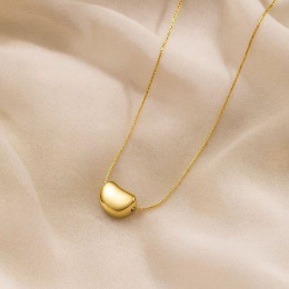 Цепочка с кулоном медь напыление золотом 1J12395CJJ