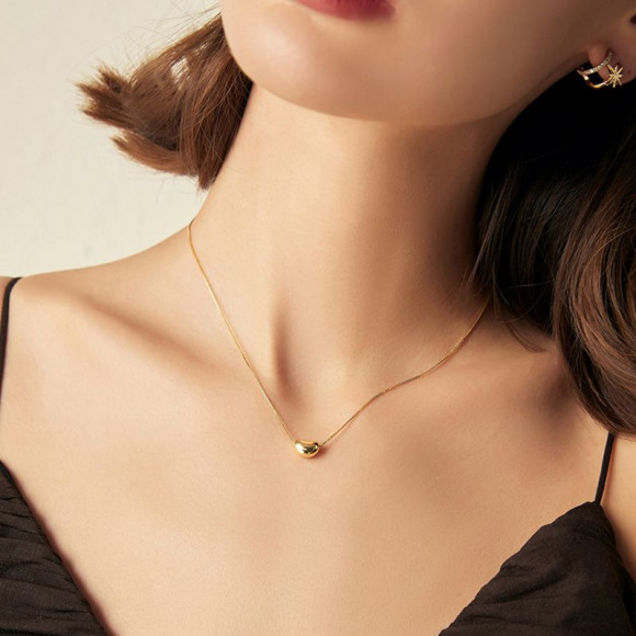 Цепочка с кулоном медь напыление золотом 1J12395CJJ Цепочка с кулоном медь напыление золотом 1J12395CJJ