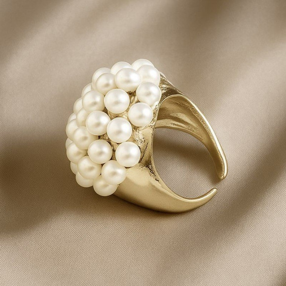 Кольцо ювелирный сплав жемчуг 1J12195CJJ