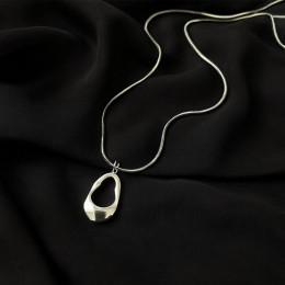 Цепочка с кулоном титановая сталь 1J12396CJJ