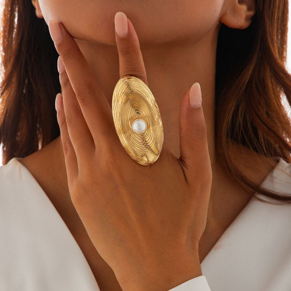 Кольцо ювелирный сплав жемчуг 1J12199CJJ