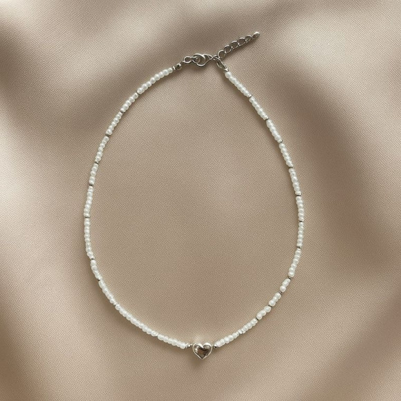 Минималистичные бусы из светлого бисера Миюки 1J11833CJJ Минималистичные бусы из светлого бисера Миюки 1J11833CJJ