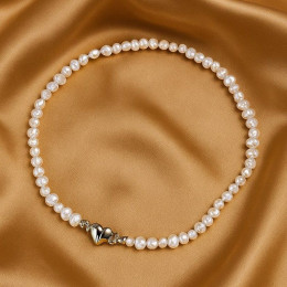 Чокер с магнитным замком сердце жемчуг 1J12399CJJ