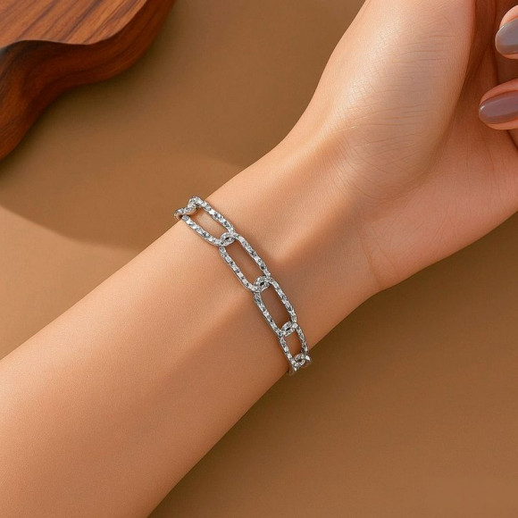 Браслет-цепочка с крупными звеньями 1J12004CJJ Браслет-цепочка с крупными звеньями 1J12004CJJ