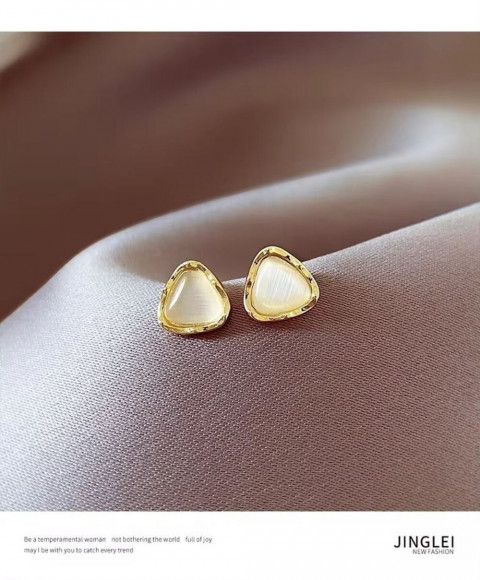 Серьги ювелирный сплав с серебряным гвоздиком J10574CJJ