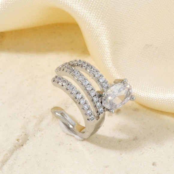 Тройной кафф с овальным кристаллом 1J11405CJJ