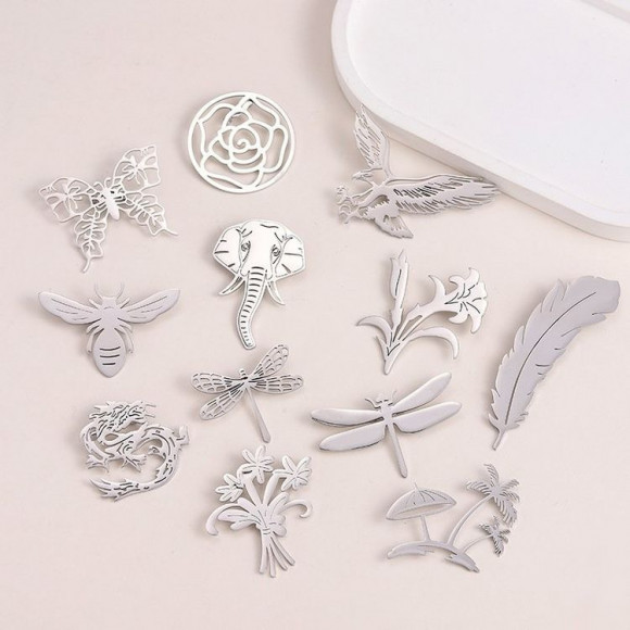 Брошь Медицинская сталь J10299CJJ Брошь Медицинская сталь J10299CJJ