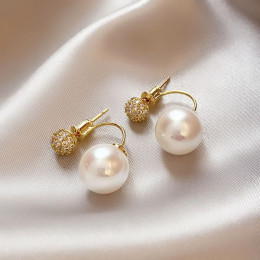 Серьги медь с напылением золотом J10501CJJ Серьги медь с напылением золотом J10501CJJ