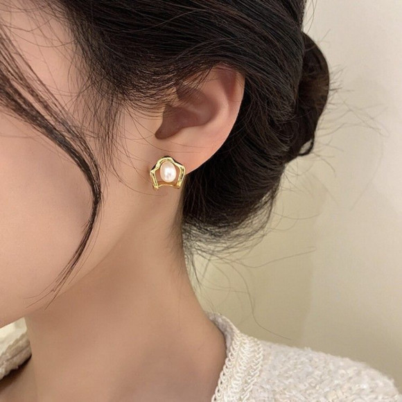 Серьги медь с напылением платиной J10723CJJ Серьги медь с напылением платиной J10723CJJ