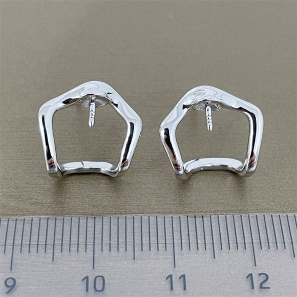 Серьги медь с напылением платиной J10723CJJ Серьги медь с напылением платиной J10723CJJ