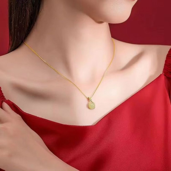 Колье медицинская сталь с напылением золотом J10818CJJ Колье медицинская сталь с напылением золотом J10818CJJ