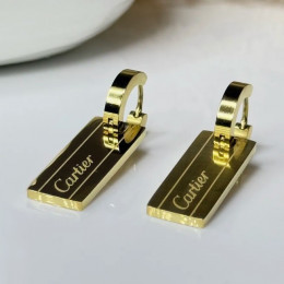 Серьги медицинская сталь с напылением золотом J10887CJJ