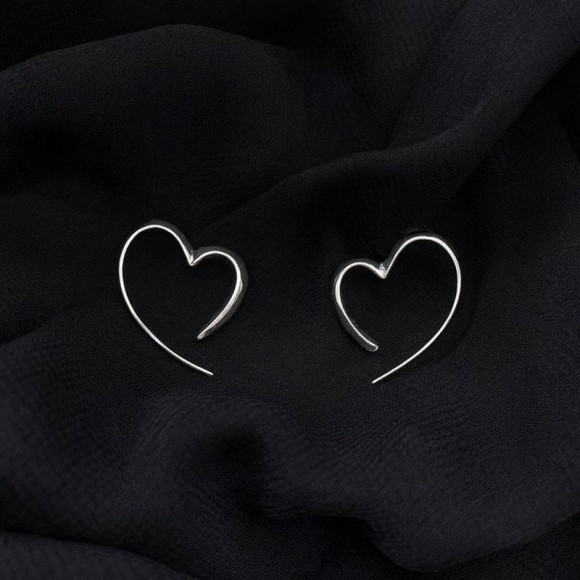 Серьги медь посеребрение 1J12402CJJ