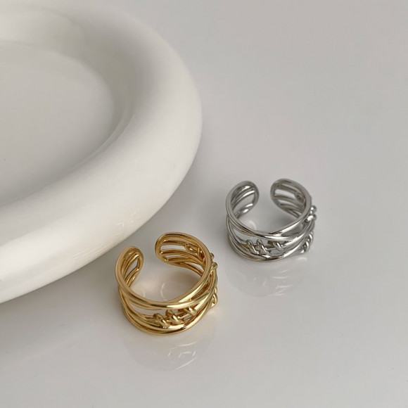 Кольцо медь напыление платиной 1J12129CJJ