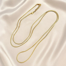 Цепочка титановая сталь напыление золотом 1J12233CJJ