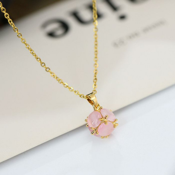 Колье медицинская сталь с напылением золотом J10819CJJ