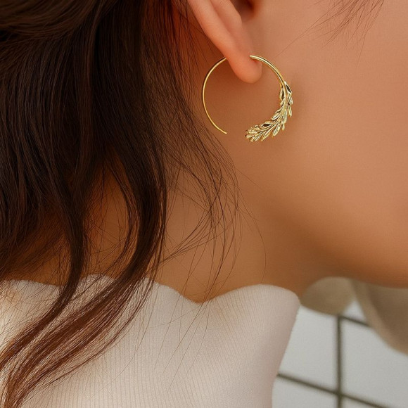 Серьги-кольца «Колос» 1J12520CJJ