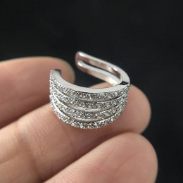 Кафф медь с напылением платиной J11408CJJ