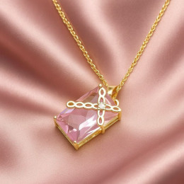 Колье медицинская сталь с напылением золотом J10821CJJ Колье медицинская сталь с напылением золотом J10821CJJ