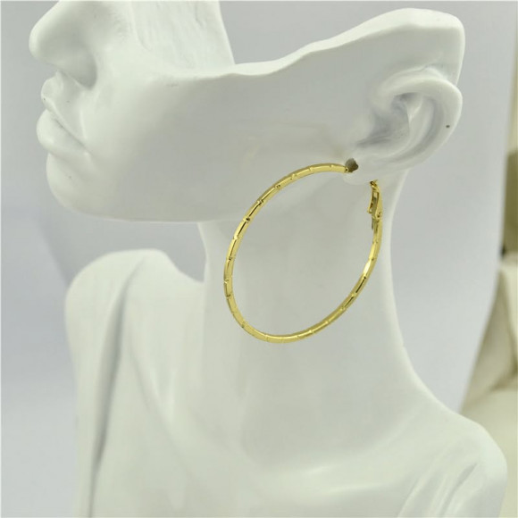 Серьги-обручи D78231МСК