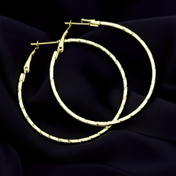 Серьги-обручи D78231МСК