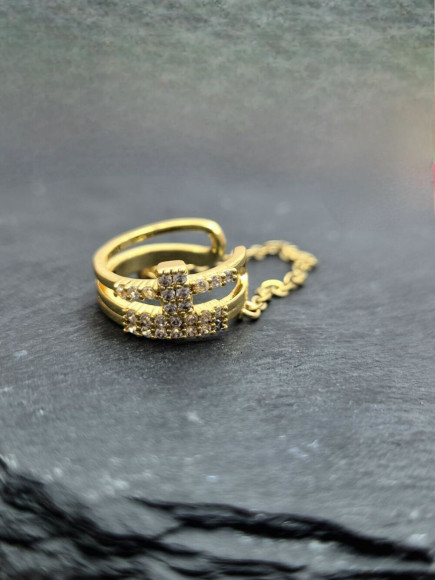 Кафф медь с напылением золотом J11410CJJ