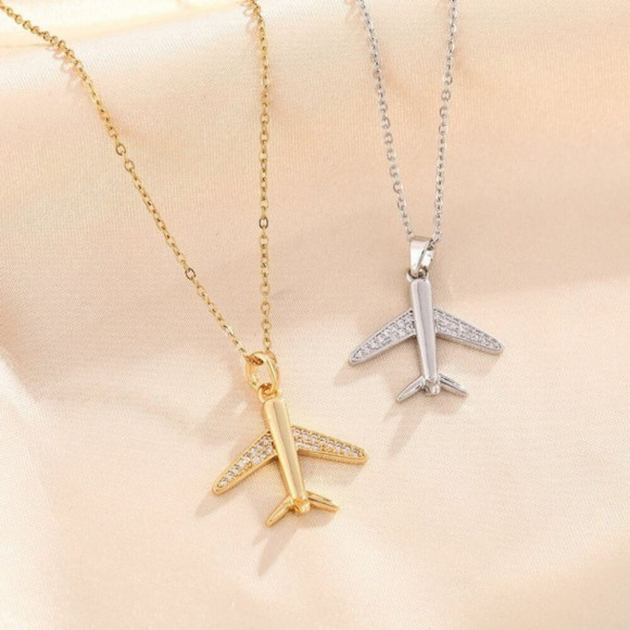 Колье медицинская сталь с напылением золотом J10823CJJ Колье медицинская сталь с напылением золотом J10823CJJ