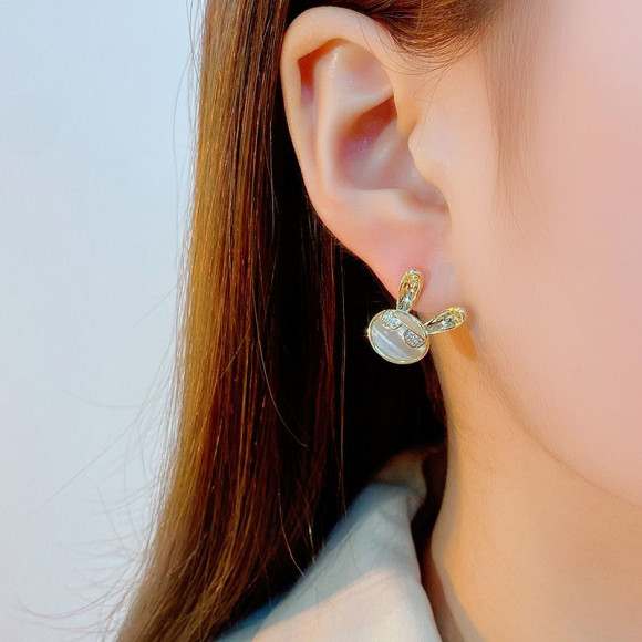 Серьги медь с напылением золотом J10654CJJ Серьги медь с напылением золотом J10654CJJ