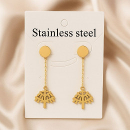 Серьги-пусеты с ажурными веерами J11531CJJ