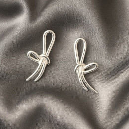 Серьги-гвоздики медь напыление платиной 1J12407CJJ