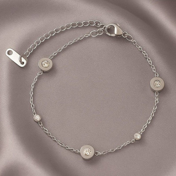 Браслет-нить с круглыми медальонами 1J12012CJJ