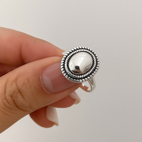 Кольцо медь напыление платиной 1J12183CJJ