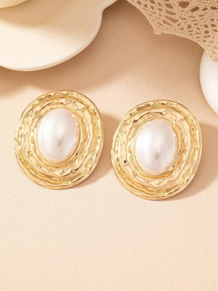 Серьги ювелирный сплав жемчужина 1J11742CJJ Серьги ювелирный сплав жемчужина 1J11742CJJ