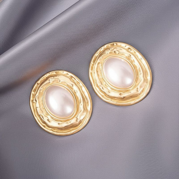 Серьги ювелирный сплав жемчужина 1J11742CJJ Серьги ювелирный сплав жемчужина 1J11742CJJ