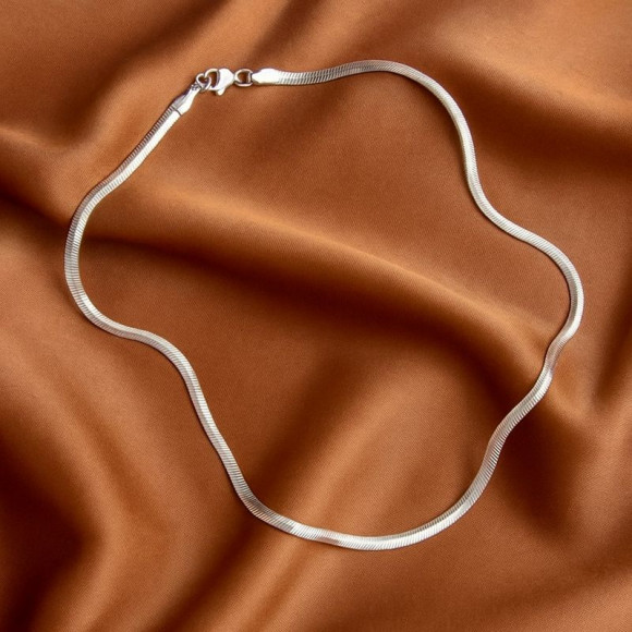 Гибкая цепочка из медицинской стали с плоским плетением 1J12238CJJ