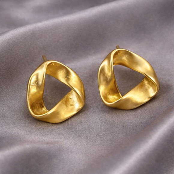 Серьги-гвоздики ювелирный сплав