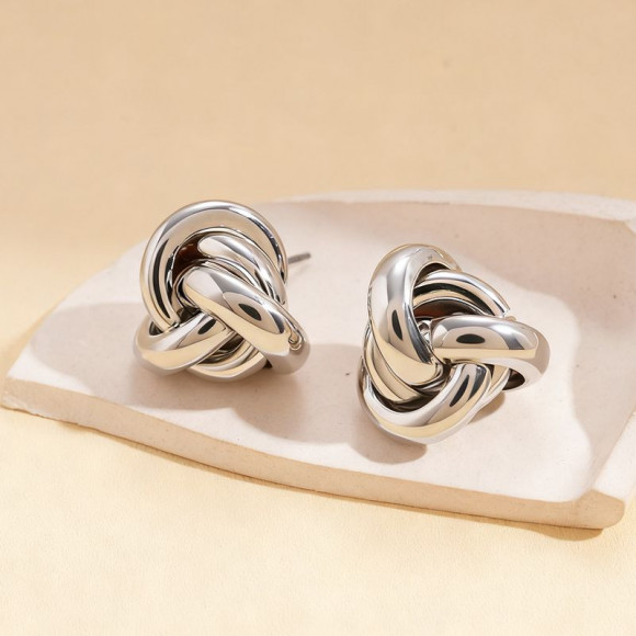 Серьги-гвоздики медь напыление платиной 1J12408CJJ Серьги-гвоздики медь напыление платиной 1J12408CJJ